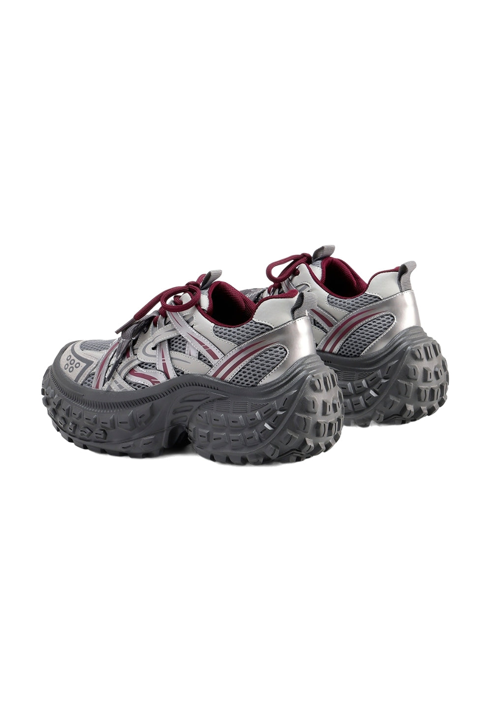 C.BANNER丨Silver Chunky Dad Sneakers for Women - PSYLOS 1, C.BANNER丨Silver Chunky Dad Sneakers for Women, Chunky Sneakers, C.BANNER, PSYLOS 1